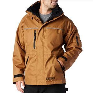 NEW Men's Waterproof Hyper-Dri 3 Breathable 3-In-1 Polyester Work Coat XXL